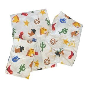 Coming Home Kids Made In USA Horse Cowboy Twin Sheet Set Horse Western